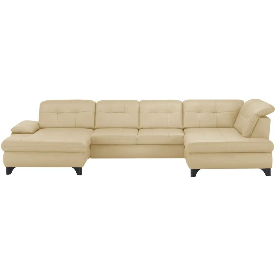 Lounge Collection Wohnlandschaft Leder Jona, beige