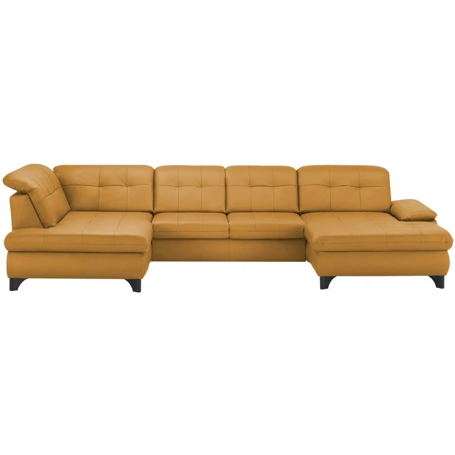 Lounge Collection Wohnlandschaft Leder Jona, gelb