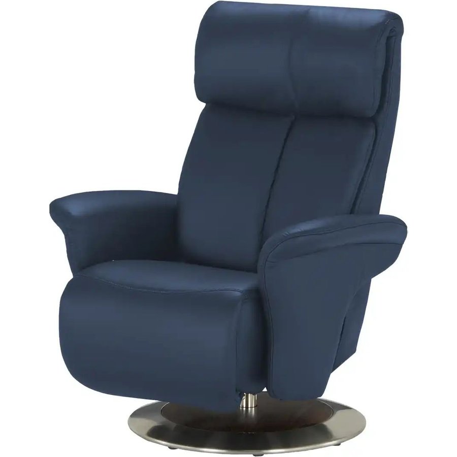 himolla Ledersessel 7227, blau