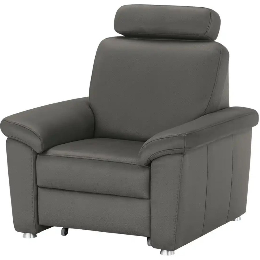meinSofa Sessel Mikrofaser Rita, grau