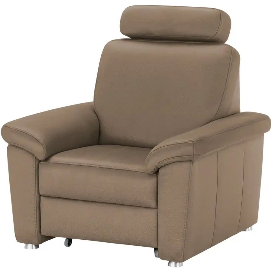 meinSofa Sessel Mikrofaser Rita, braun