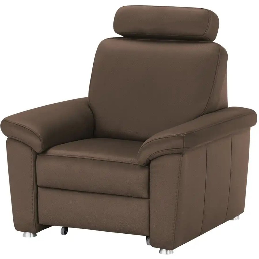 meinSofa Sessel Mikrofaser Rita, braun