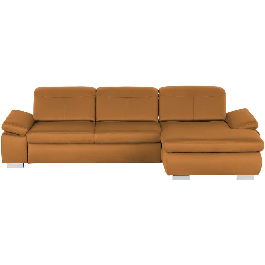 Lounge Collection Ecksofa aus Mikrofaser Kathrin, braun