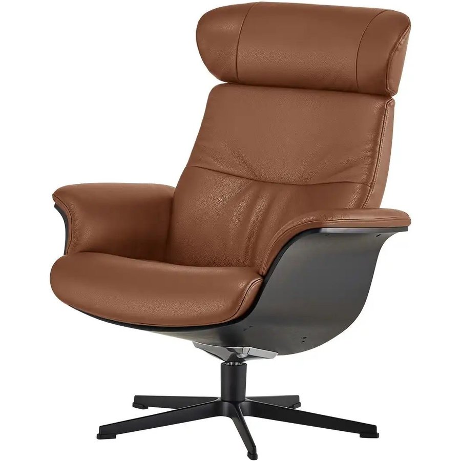Relaxsessel aus Leder Timeout, braun