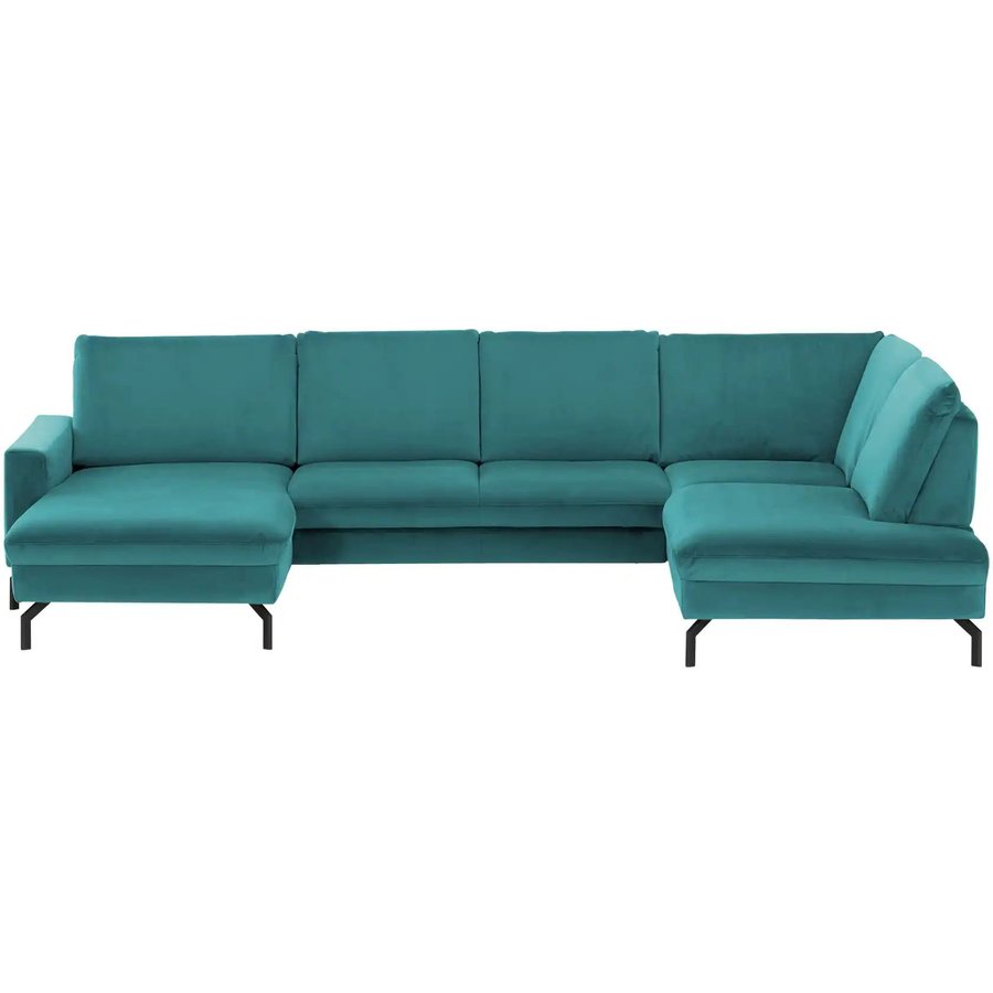 meinSofa Wohnlandschaft Grace, türkis/petrol