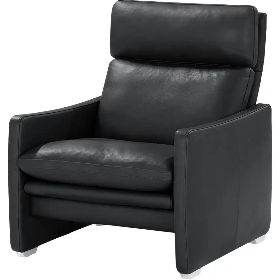 erpo just relax Ledersessel JR 290 Trento, schwarz