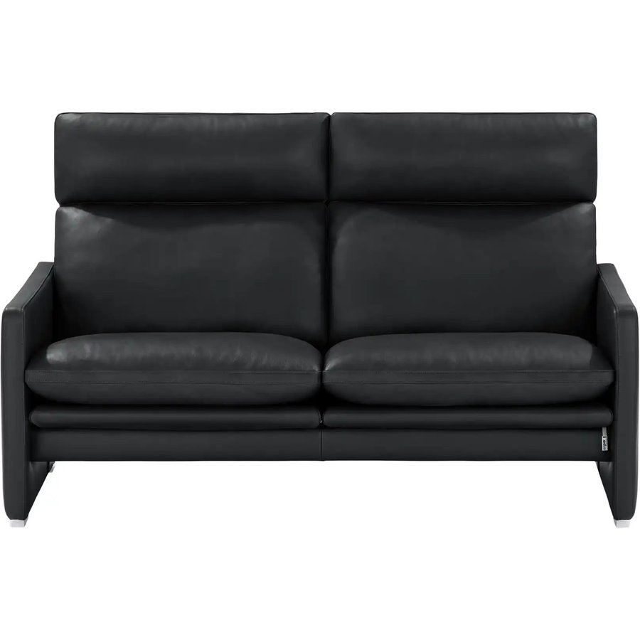erpo just relax Ledersofa JR 290 Trento, schwarz