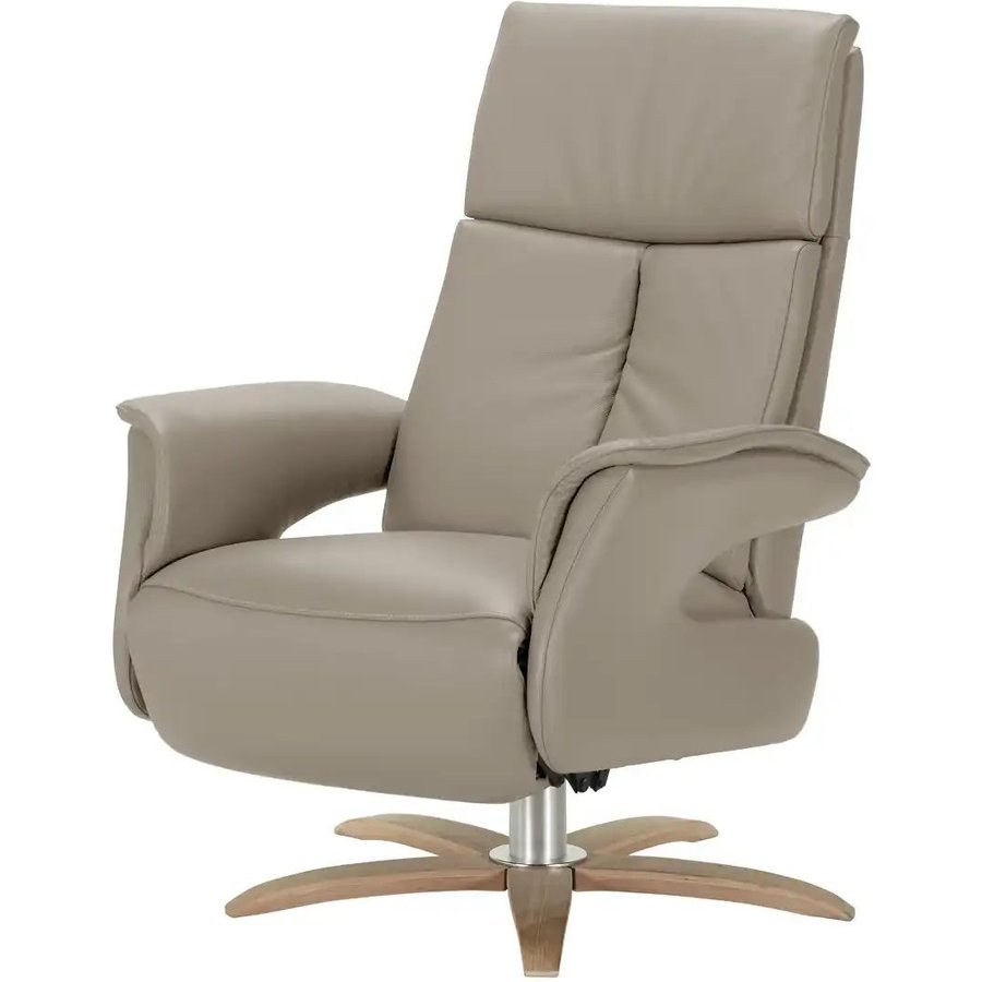 Nils Olsen Relaxsessel aus Leder Lia, grau