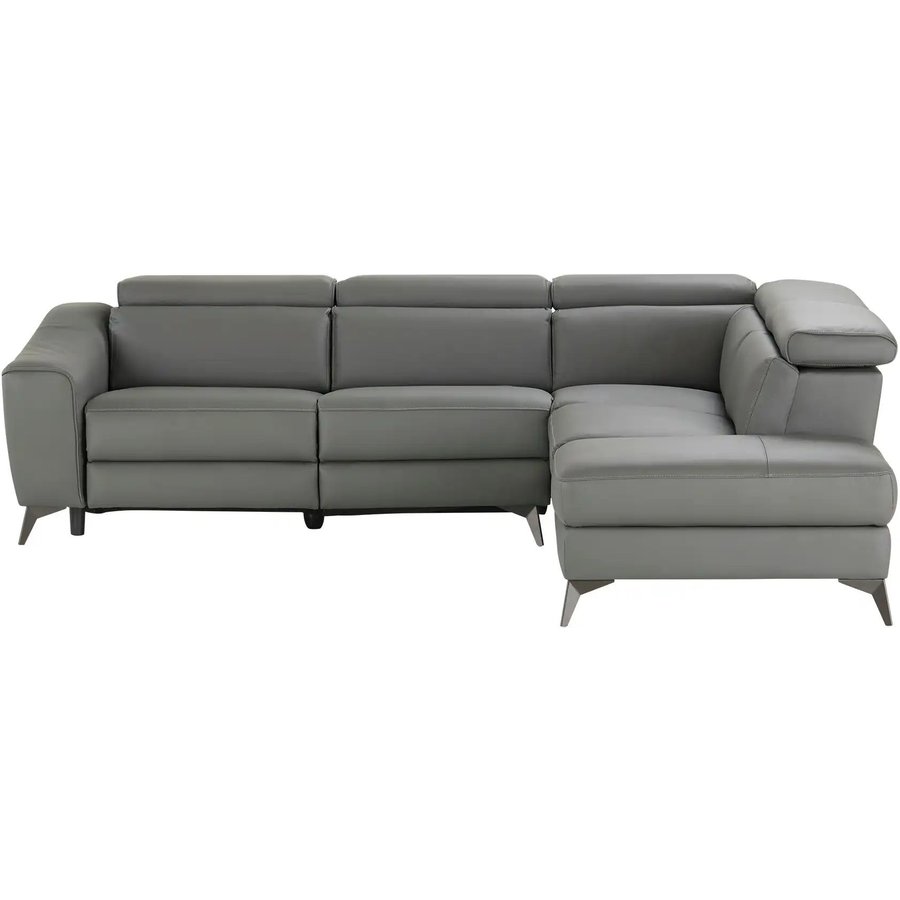 uno Ecksofa mit elektrischer Relaxfunktion Art, grau