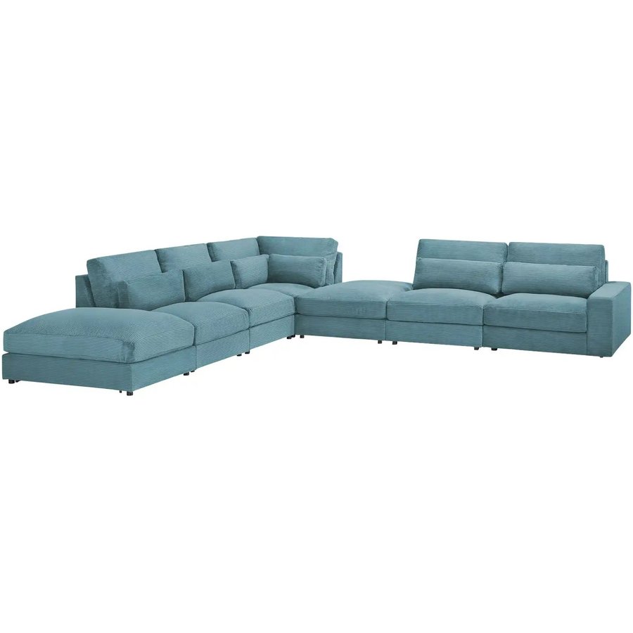 Ecksofa Branna, türkis/petrol