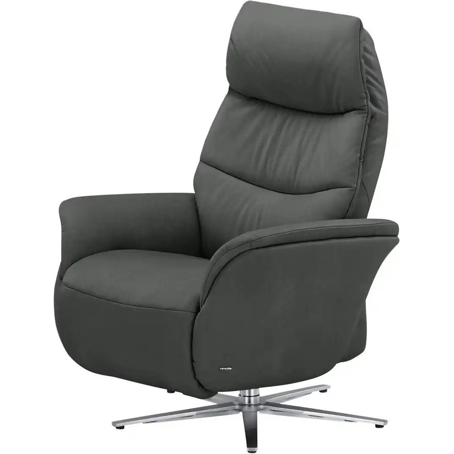 himolla Ledersessel 7051, grau