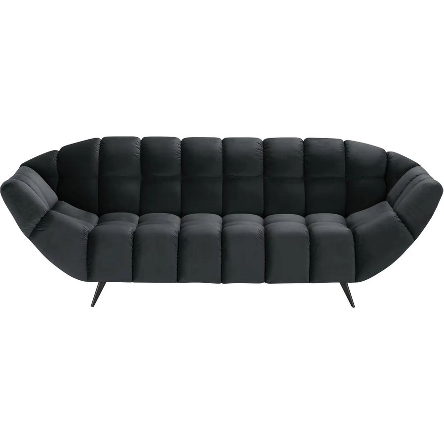 switch Einzelsofa aus Mikrofaser Gappa, schwarz