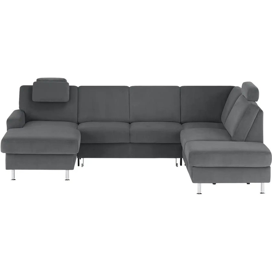 meinSofa Wohnlandschaft Mit verschiedenen Funktionen verfügbar Jana, grau