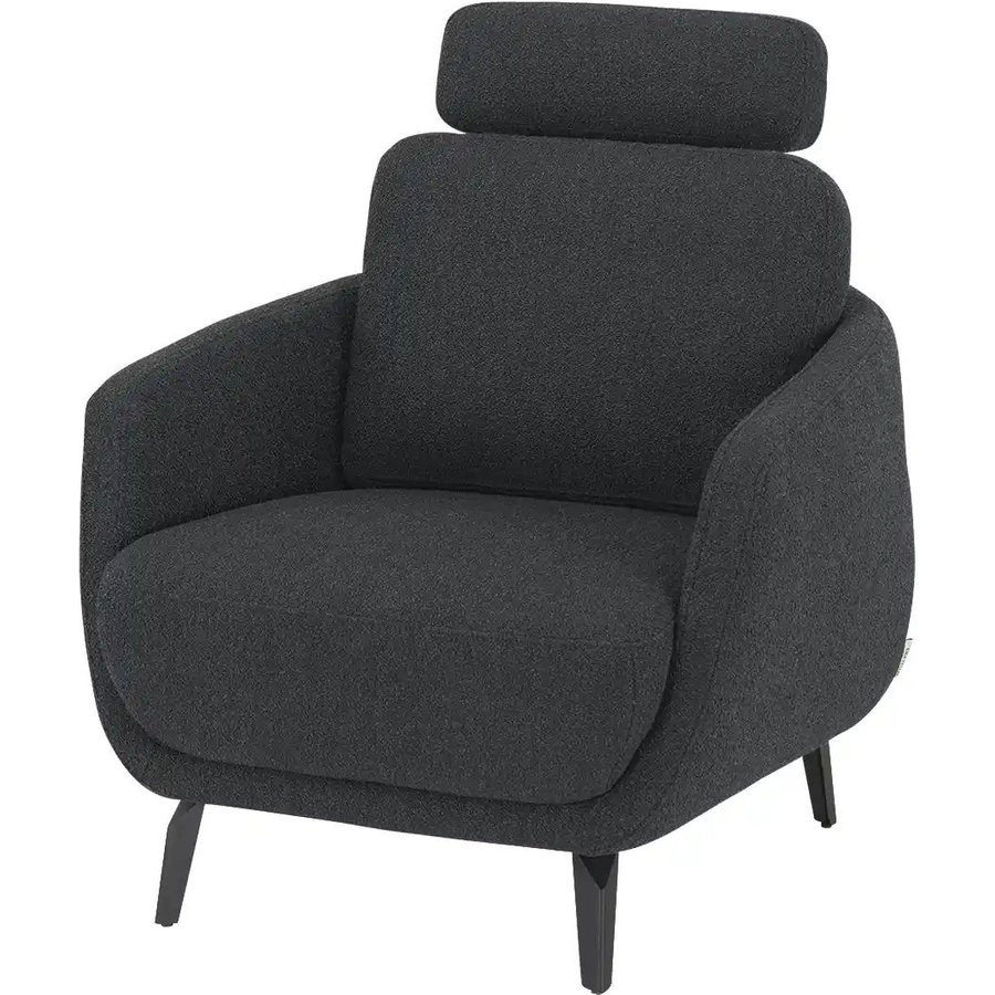 Jette Home Sessel aus Bouclé Jette About, schwarz Polstermöbel > Sessel > Cocktailsessel - Höffner