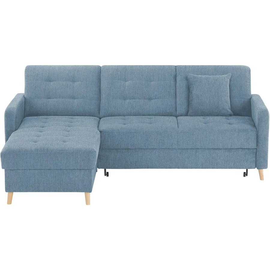 Ecksofa mit Schlaffunktion Venus, blau