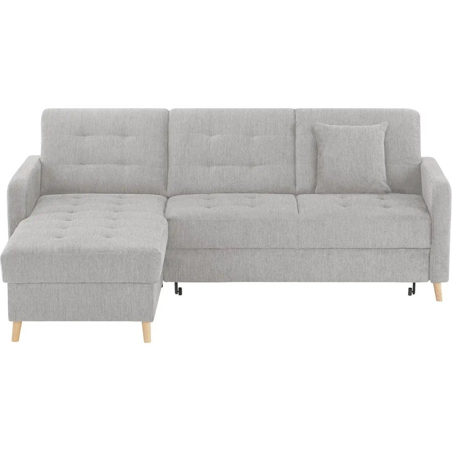 Ecksofa mit Schlaffunktion Venus, grau