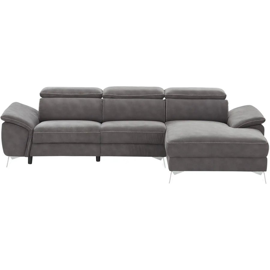 uno Ecksofa mit Relaxfunktion Danae small, grau