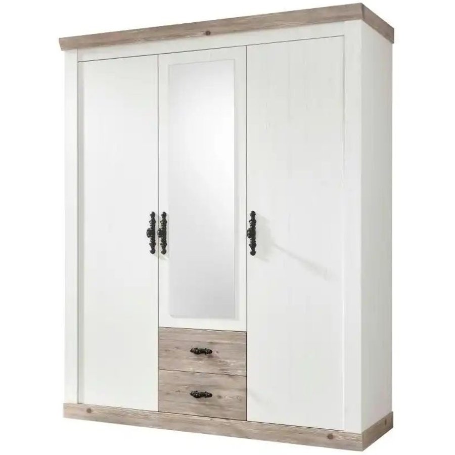 Kleiderschrank Roble, weiß