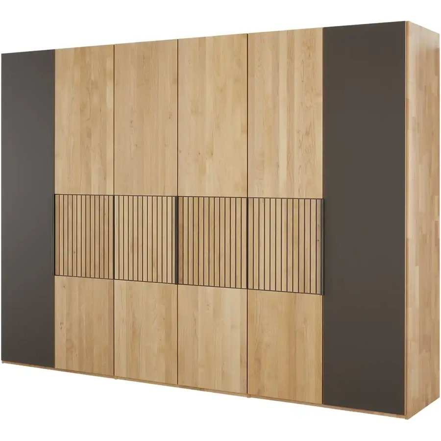 Drehtürenschrank, holzfarben