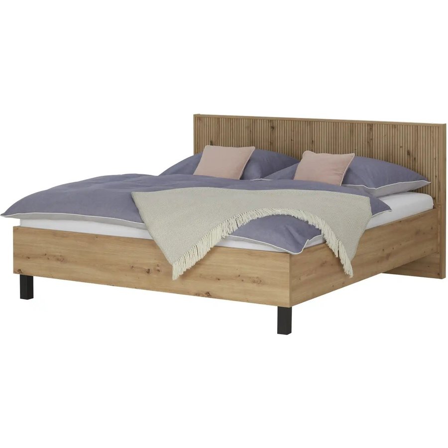 Doppelbett Calvas, holzfarben