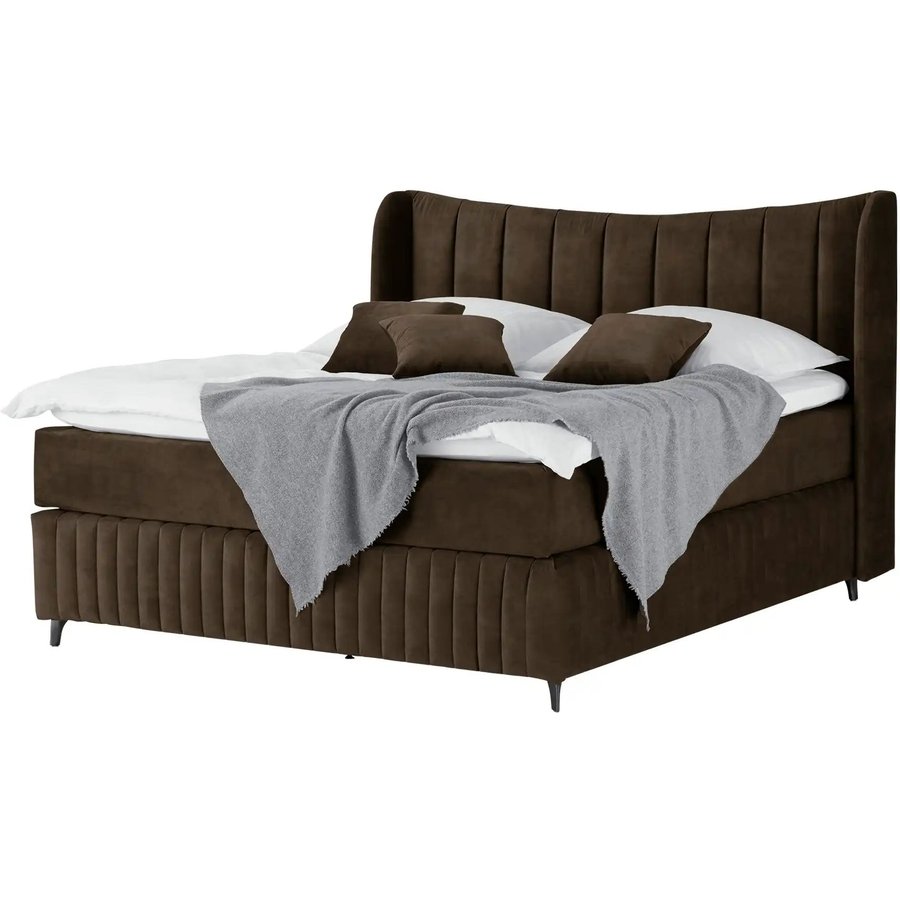 Kings and Queens Boxspringbett Uldur, braun