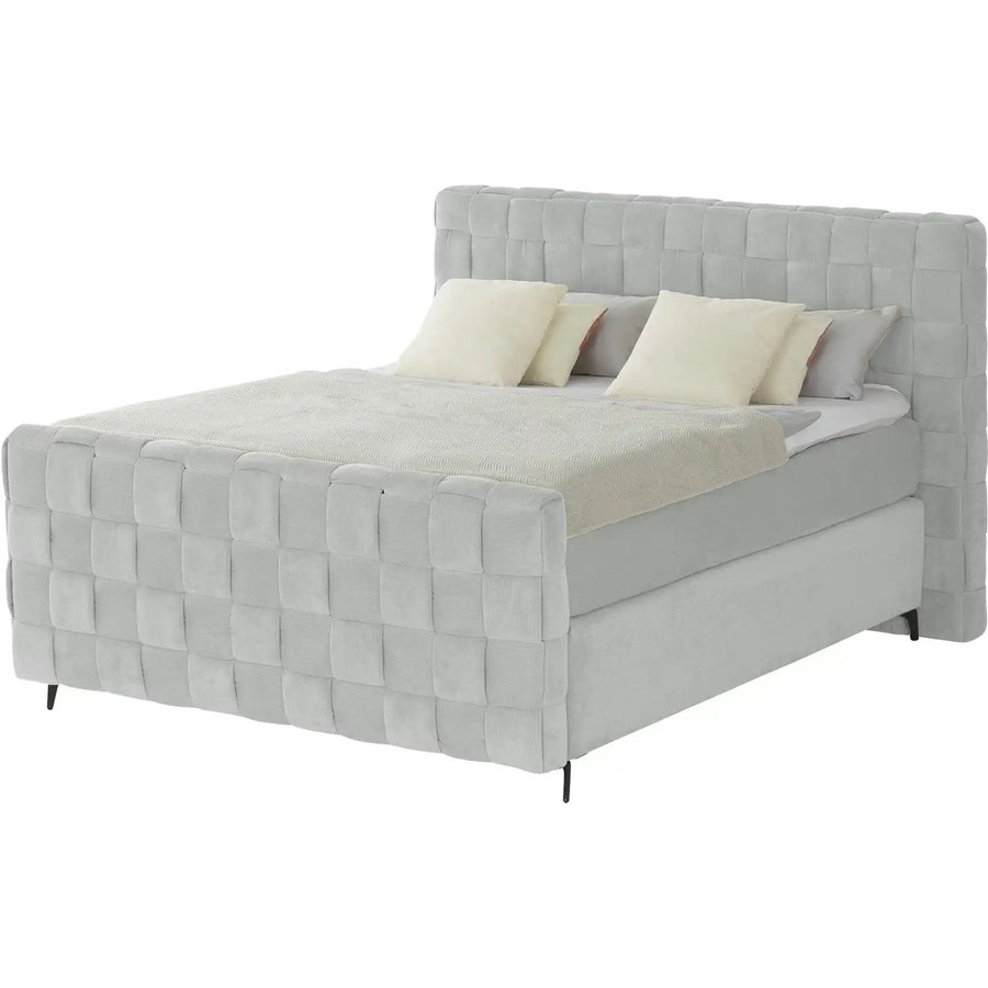 Wohnwert Boxspringbett Tefla, grau