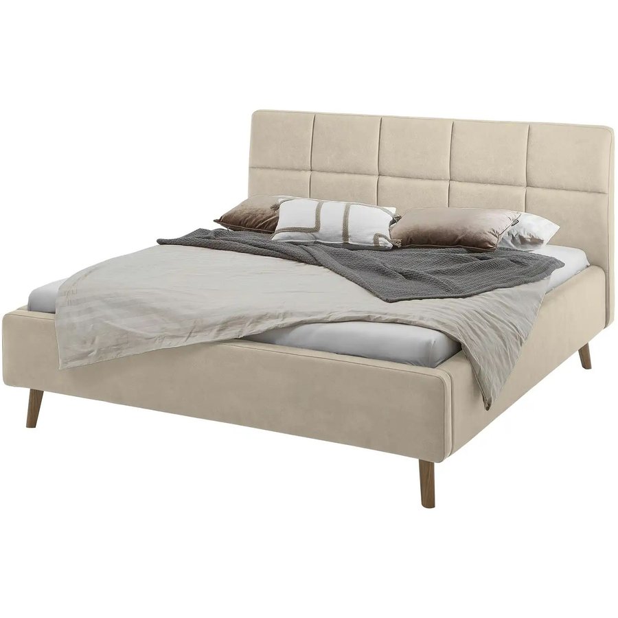 Polsterbettgestell Granada, beige