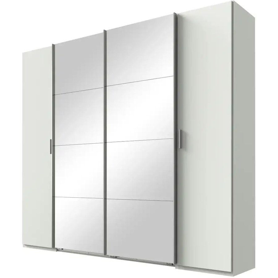 Dreh-/ Schwebetürenschrank Vito, weiß