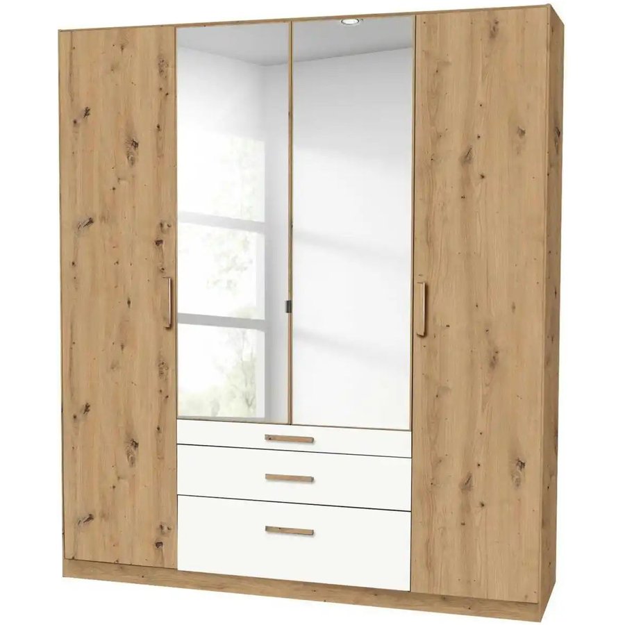 Drehtürenschrank Mosbach, holzfarben