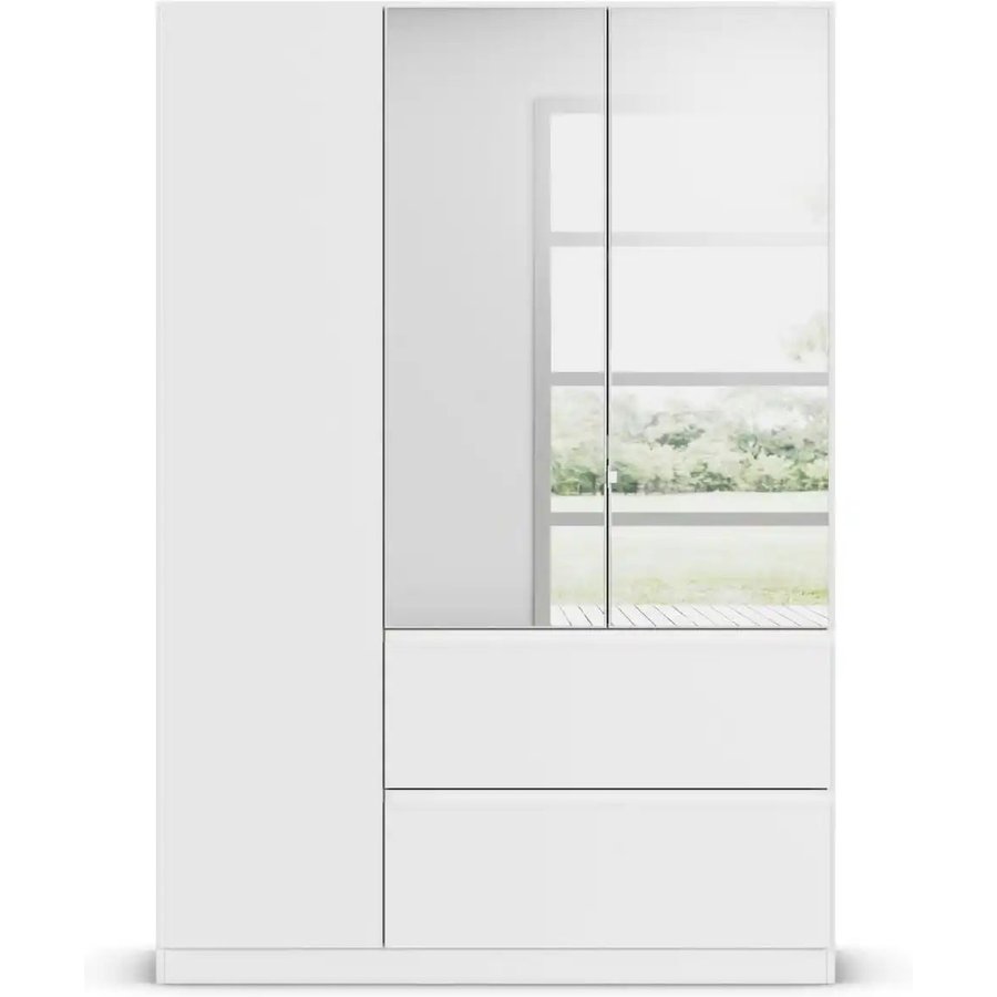 Drehtürenschrank Joel, weiß