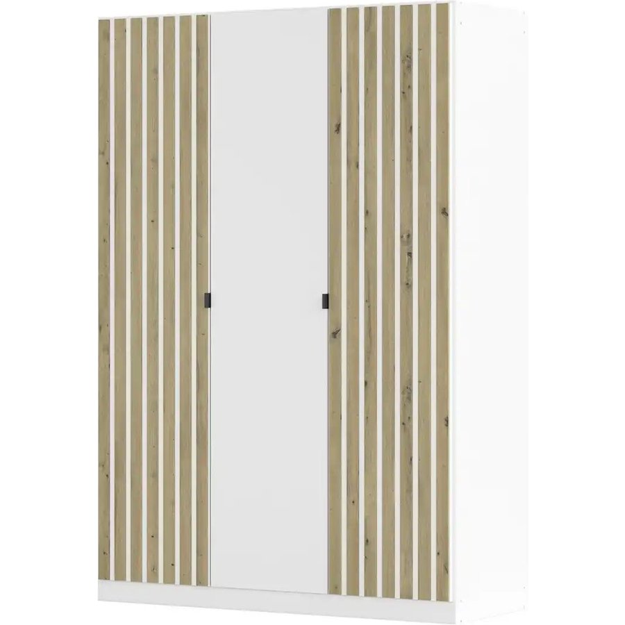 Drehtürenschrank Genua, weiß
