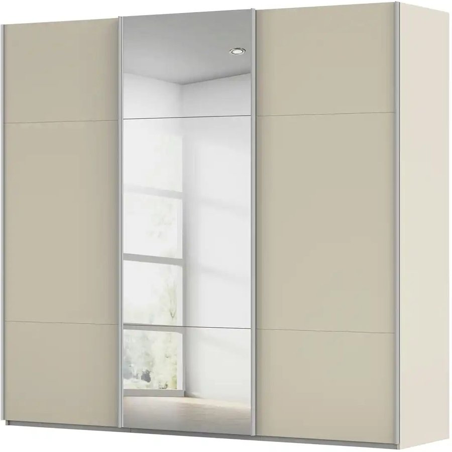 meinSchrank Schwebetürenschrank inklusive Zubehör Regina, beige
