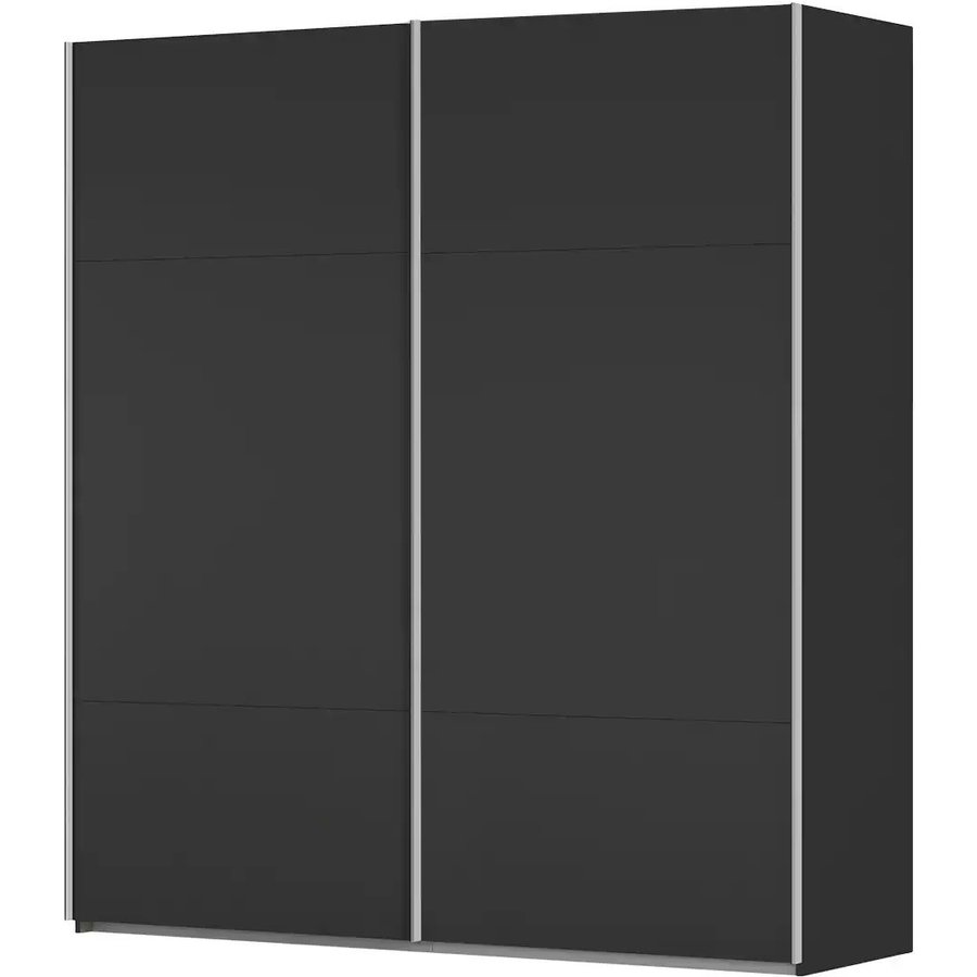 Kollektion Kraft Schwebetürenschrank inklusive Zubehör, schwarz