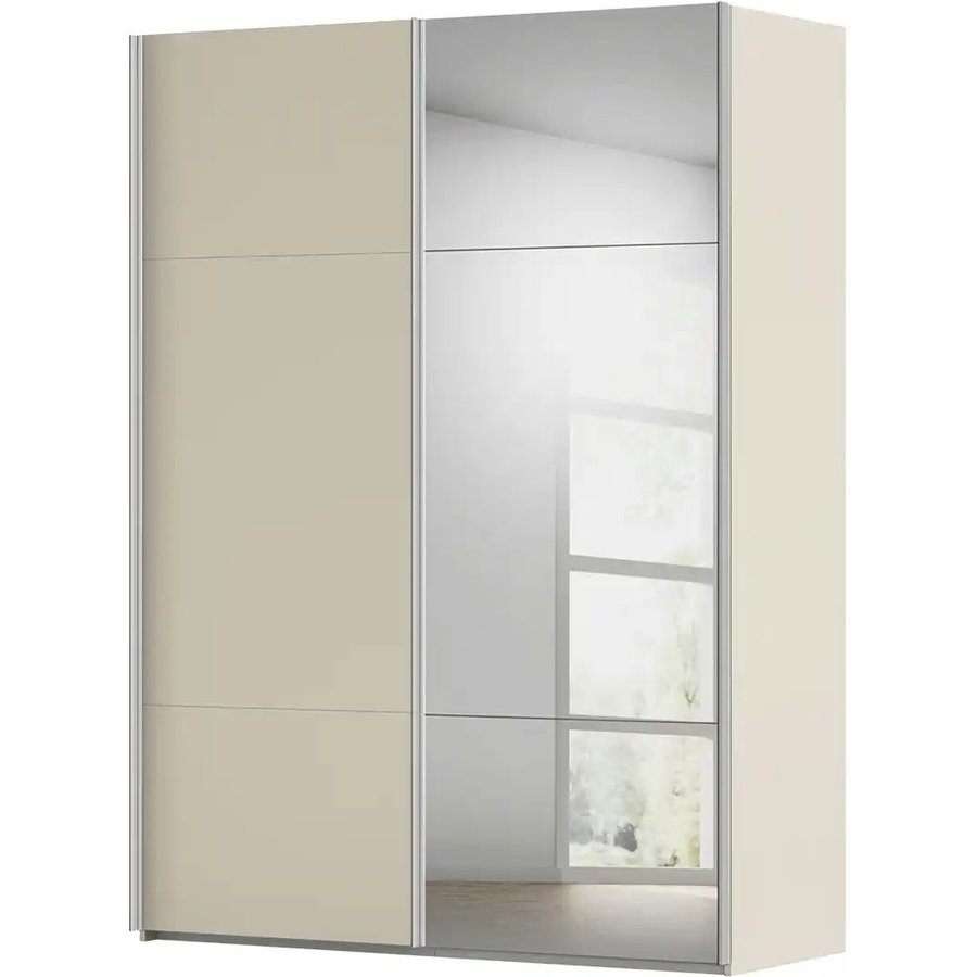 meinSchrank Schwebetürenschrank inklusive Zubehör Regina, beige