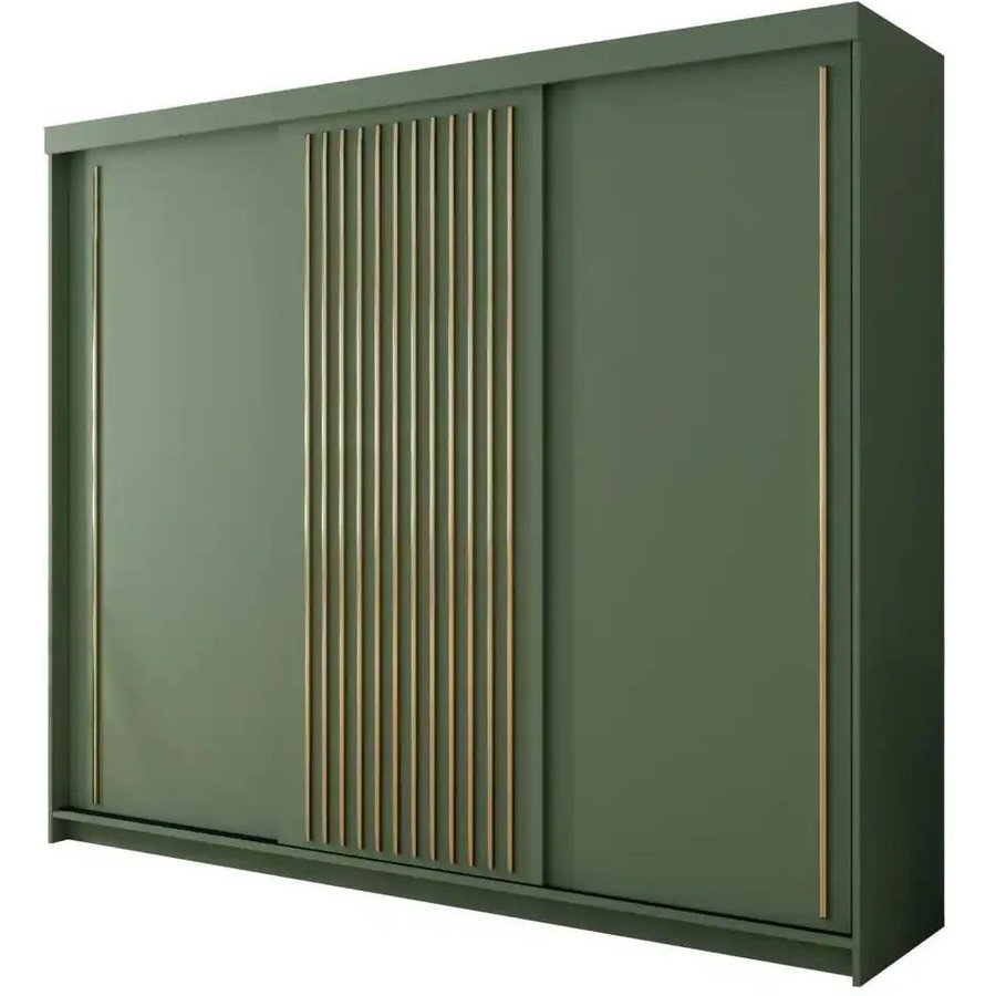 Schwebetürenschrank grün Tiara, grün