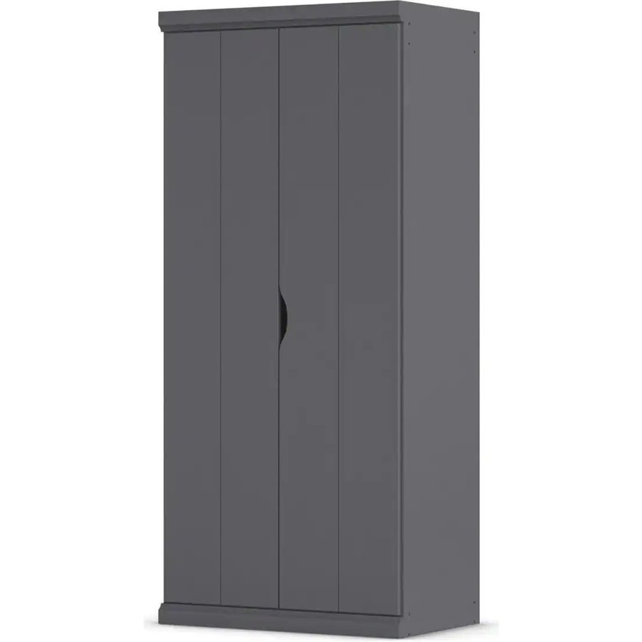 Kleiderschrank Frieda, grau