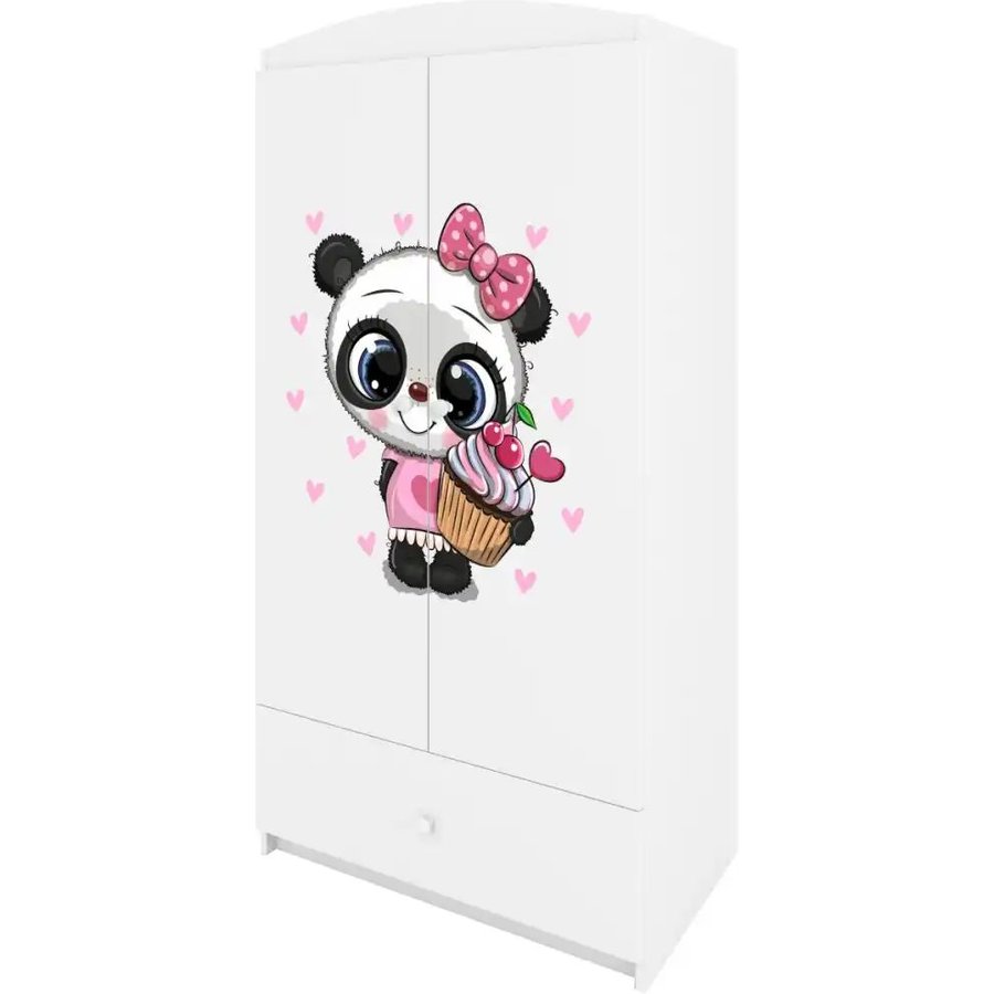 Kleiderschrank Panda, weiß