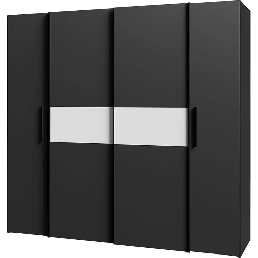 Kleiderschrank, schwarz