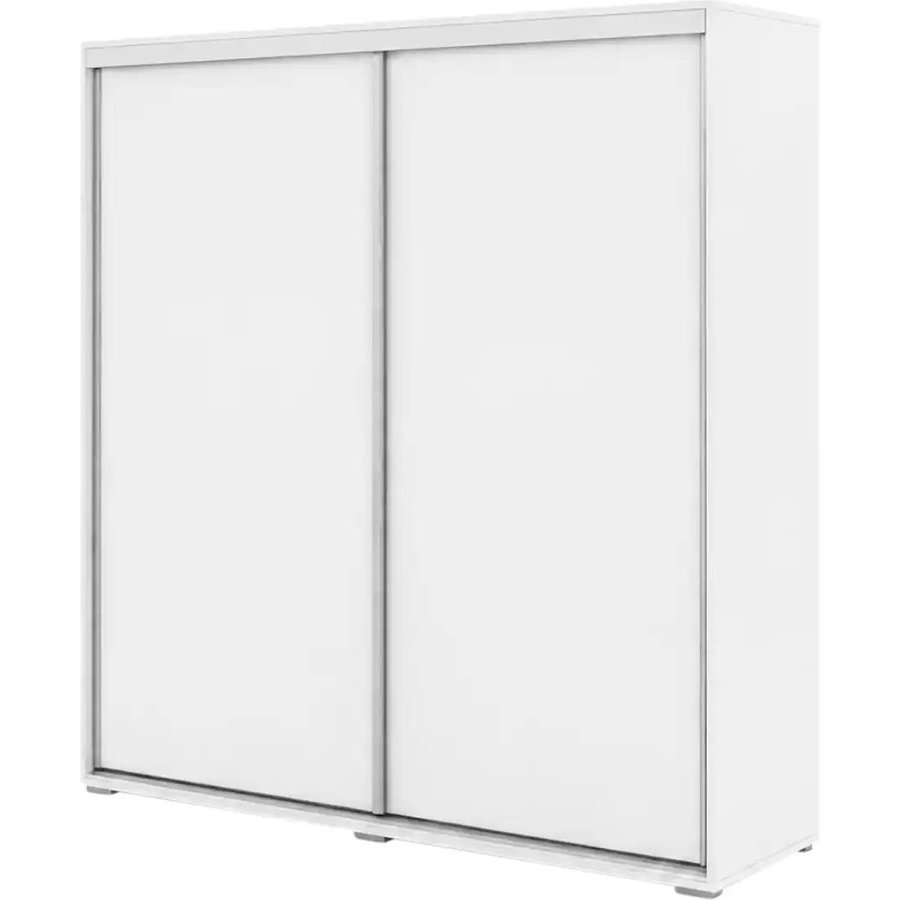 Schwebetürenschrank, weiß