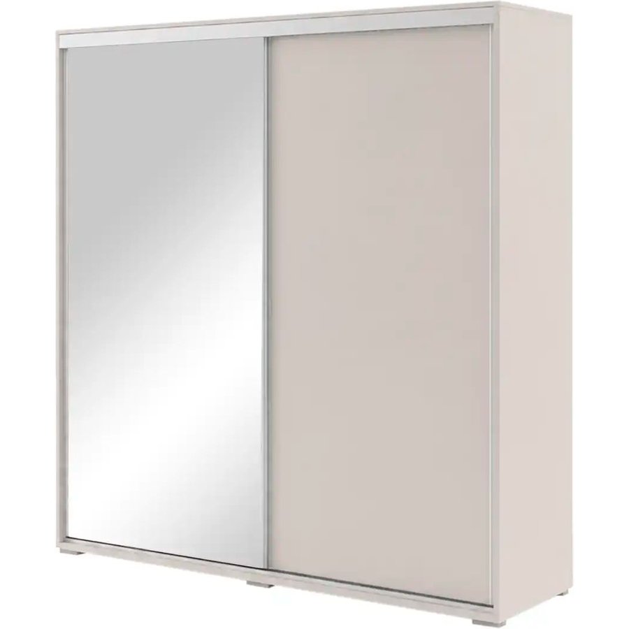 Schwebetürenschrank Abberton, beige