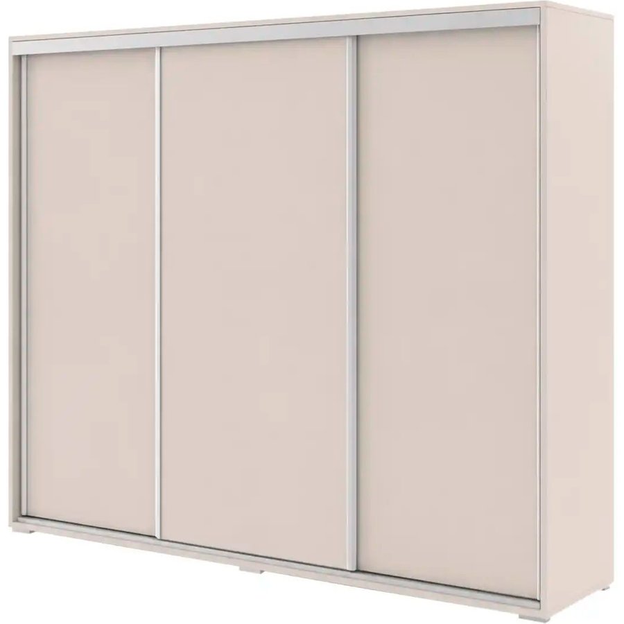 Schwebetürenschrank, beige