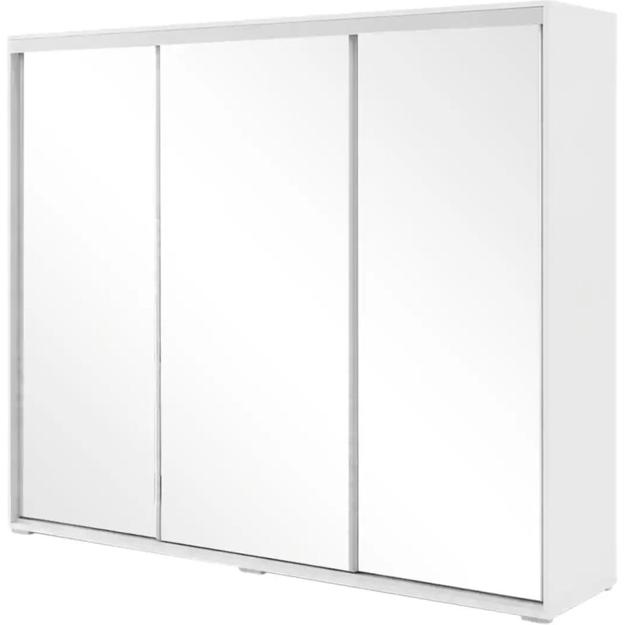 Schwebetürenschrank, weiß