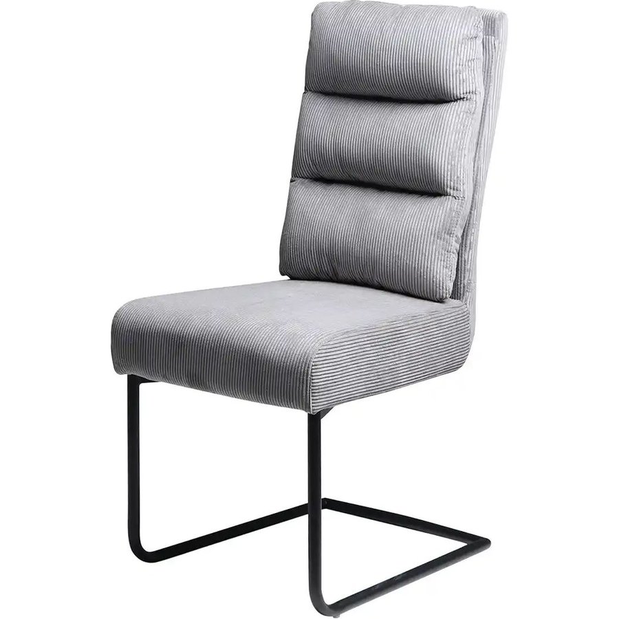 Schwingstuhl Cord, grau
