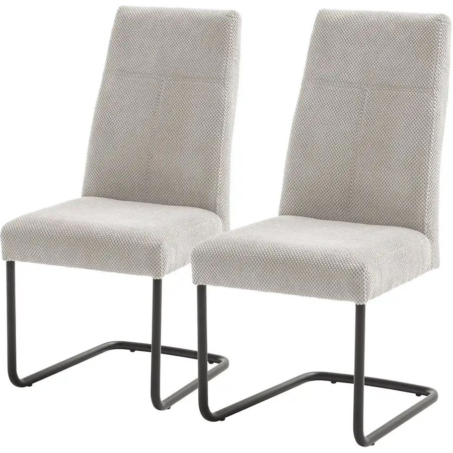 Primo Schwingstuhl im 2er Set Amela, beige