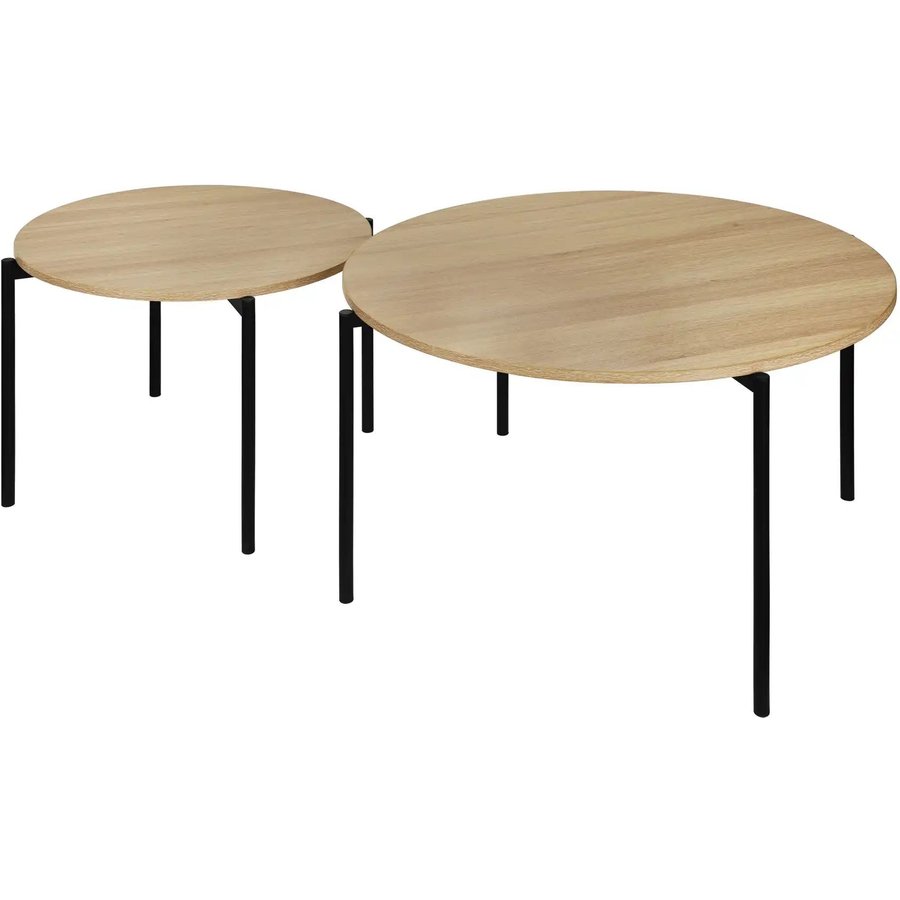 Couchtisch 2er Set Galeotto, holzfarben