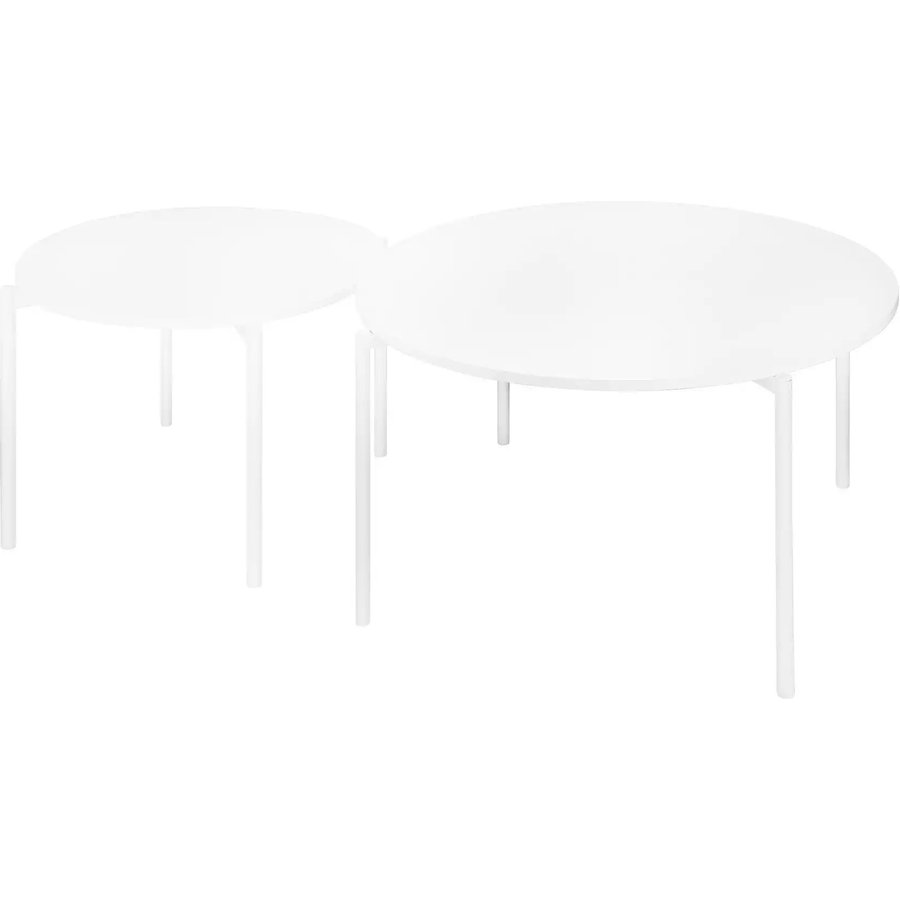 Couchtisch 2er Set Galeotto, weiß