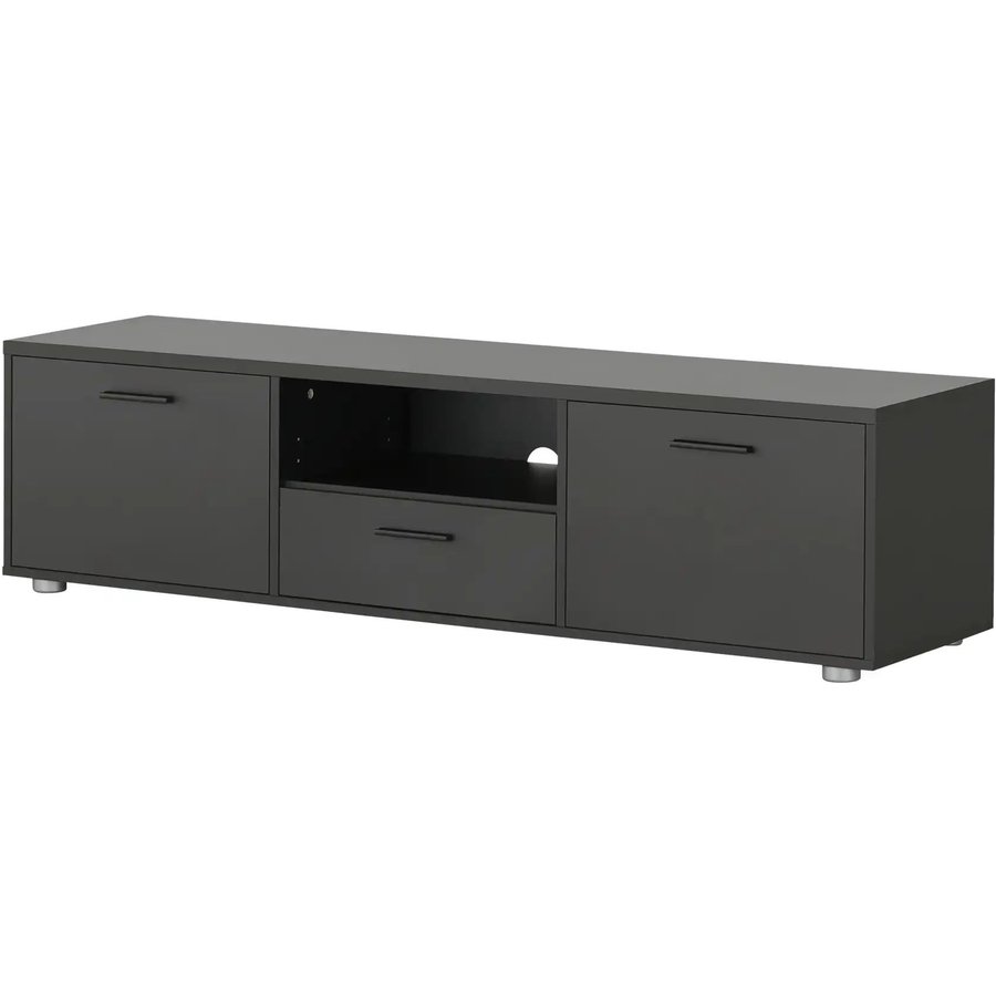 TV-Lowboard Trevi, schwarz
