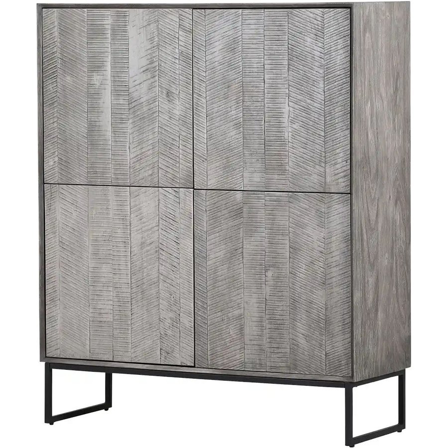 Highboard Rack, grau
