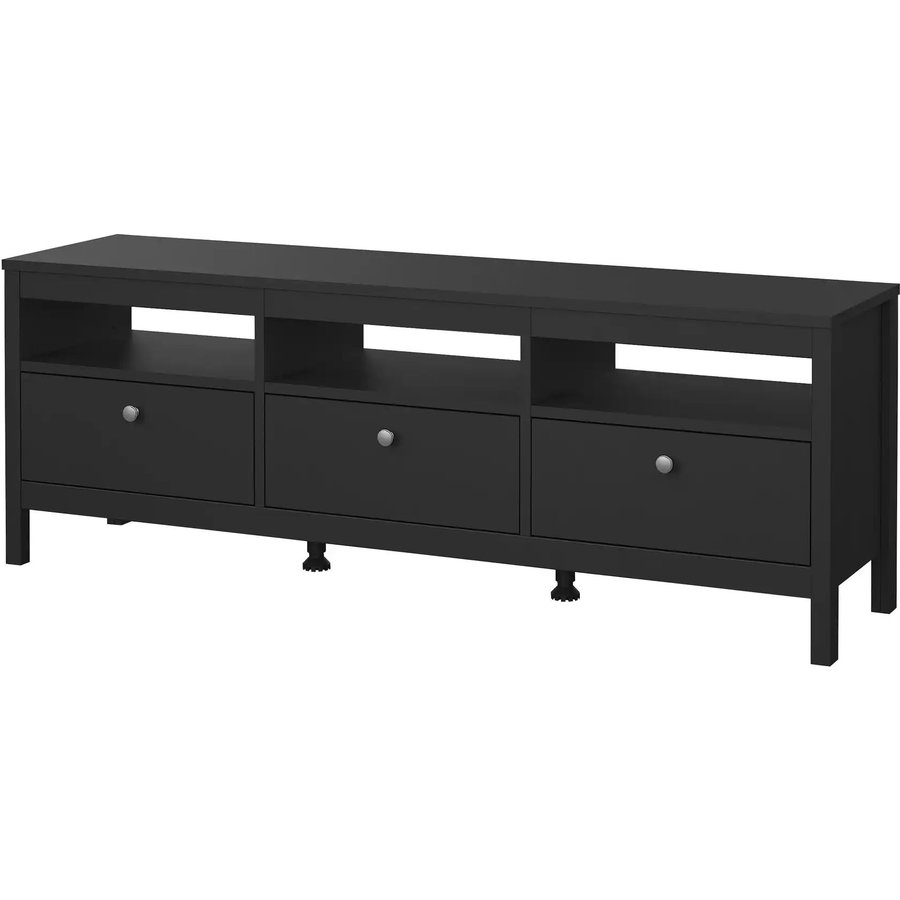 TV-Lowboard Madron, schwarz