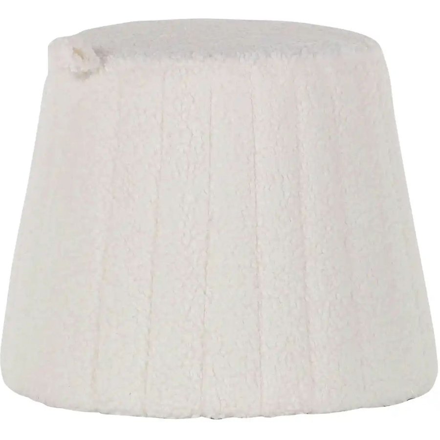Hocker Cotton, weiß